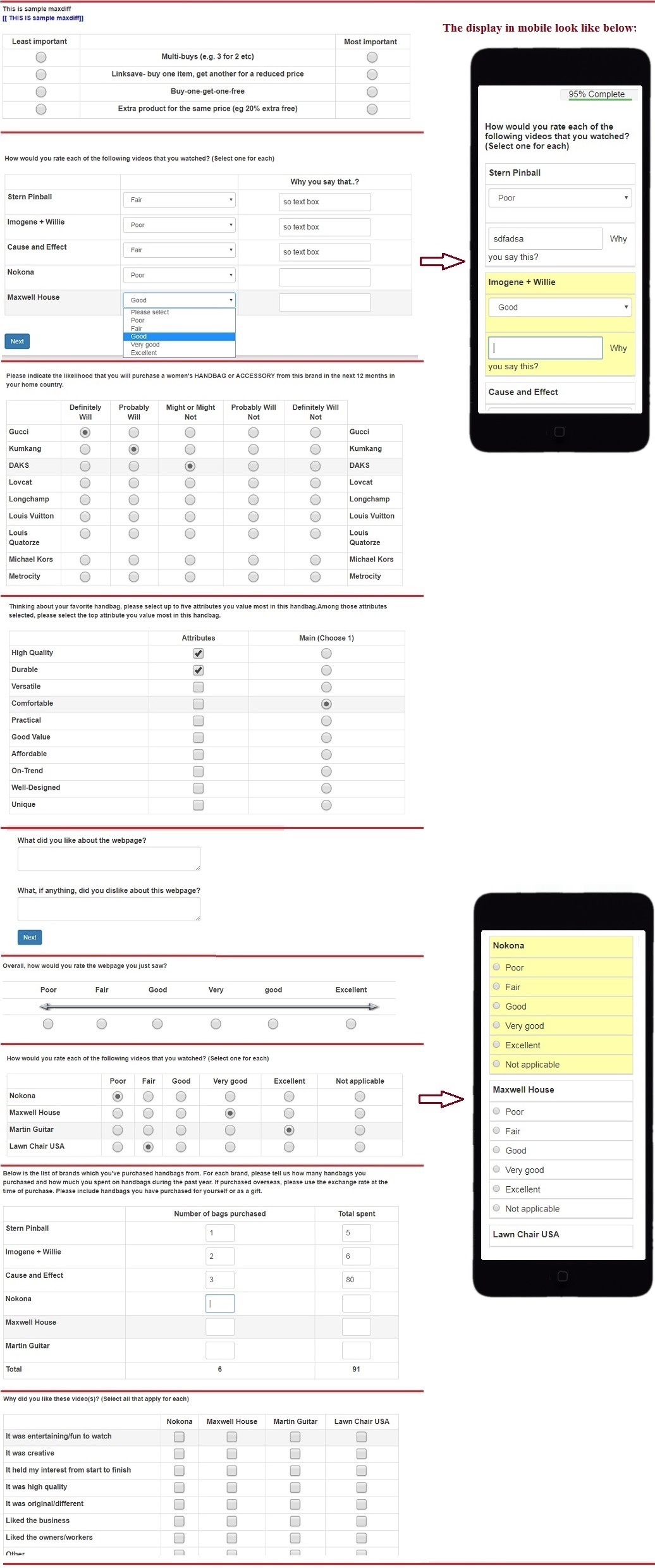 questionnaire